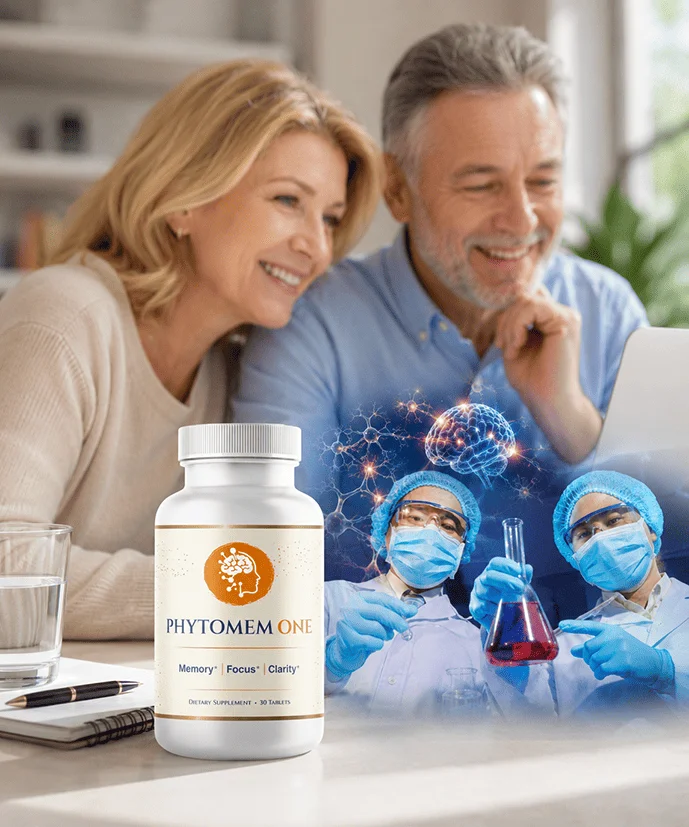 Doctor reviewing brain health research for Phytomem One
